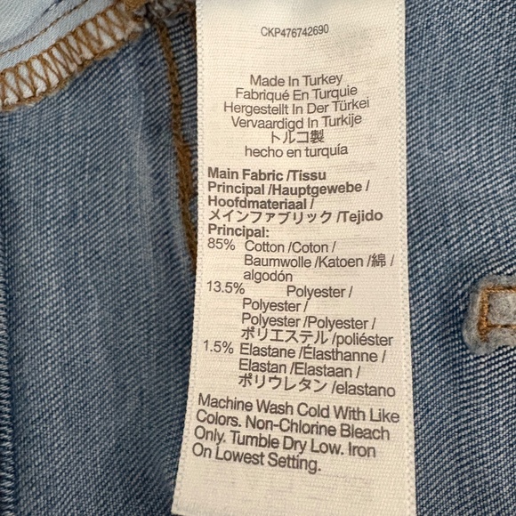 Madewell Mid-rise Kick Out Crop Jeans - 33 - Picture 8 of 8